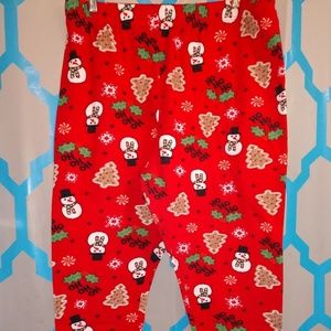 FADED GLORY CHRISTMAS LEGGINGS